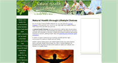 Desktop Screenshot of naturalhealthlifestyles.com